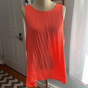 Lou & Grey Tie Open Back Summer Top size XL NWOT